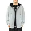 Men's Hoodies & Sweatshirts Man 2022 Waffle Sweater Autumn Hooded Jacket Trendy Tops Men Clothing