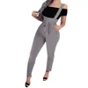 Women High Waist Solid Sports Pants Fashion Trend Bandage Suspender Slim Joggers Designer Autumn Casual Sling With Belt Trousers For Ladies