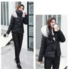 Women's Two Piece Pants 2022 Winter Cotton Clothes Sets Ski Wear Thickened Fashion Top Two-Piece Suit Warm Coats Outwear
