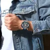 Curren Luxury Merk Mannen Analoog Leer Sport Horloges Heren Leger Militaire Horloge Mannelijke Date Quartz Clock Relogio Masculino 210804