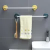 Towel Racks Nordic Self Adhesive Wall-mounted Toilet Bar Single Rod Strong Paste Hook Rack Bathroom Hanging Waterproof