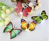 2022 Nieuwe Kleurverlichting Butterfly Muurstickers Eenvoudige installatie LED Nachtverlichting Home Living Kid Room Fridage Slaapkamer Decor