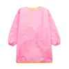 Children Aprons Bib Dress Clothes Baby Waterproof Long Sleeve Smock Kids Eating Meal Painting Burp Cloths 7 color SN1968