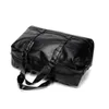 ダッフルバッグファッションメンズPU旅行荷物防水スーツケースバッグ大容量男性大容量レザーハンドバッグ
