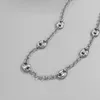 Chokers Shixin Simple Chain Choker Ketting Voor Vrouwen Designer O-keten Stiksels Pig Neus Hals Mode-sieraden 2021 Geschenken