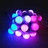 20 sztuk / partia DC12V WS2811 30mm Rozproszone diody LED Pixel Moduł Pełny Kolor Kształt Lampy 5050 RGB Lampa D30 Moduły IP68 0.72W / szt. Przezroczysta skorupa Bezpłatny statek D2