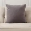 Solid Color Throw Pillow Coat Cushion Soffa Office midja ryggstöd 11254H