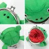 Whole 20Pcs Frog Coin Purse Keychain Cute Cartoon Flannel Wallet Key Coin holder Narutos Cosplay Plush Toy School Prize Gift H213E