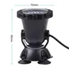 Luzes subaquáticas LED Lâmpada impermeável RGB 36LEDS Luz Submersível para Piscina Fountains Pond Water Garden Aquarium com Controlador Remoto D2.5