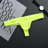 Underpants Sexy Gay G-Strings Men's Underwear Transparent Penis Pouch String Homme Slip Erotic Mens Thongs And G Strings Cuec2806