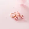 XMD 925 серебро Shibing Shining CZ Hoop Серьги для женщин Обручальные свадебные ювелирные изделия