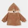 EnkeliBB 21 AW bébé vêtements d'hiver marque Design enfants garçon fille garder au chaud ensembles tout-petits et petits hauts polaires à capuche 211203