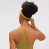 L-AS02 Yoga Headbands Sports Workout Hair Bands Sweat-Wicking Seamless High Elastic No Trace Absorbent Headband Women Fitness Accessories