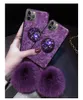 Diamond Marble Glitter TPU bal telefoonhoesjes voor iPhone 13 12 pro max 11 XR XS 7G 8G 6S