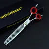 Univinlions 7.5 Inch Professional Pet Grooming Scissors Dog Thinning Shears For Home Groomer Shaver Grooming Remover Tesoura Pet Hair Trimmer Clipping Shears