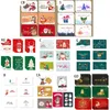 Cartes de voeux Carte de bénédiction sur le thème délicat de Noël Papier de Noël bricolage