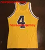 Camisa de basquete 100% costurada Byron Scott, masculina feminina, juvenil, com número personalizado e nome XS-6XL