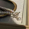 Halsketten natürliche helle Süßwasser -Perlennetzschnalle Halskette Mode Mode