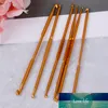 6PCs Golden Aluminium Double End Crochet Hook 2.0 - 7.0mm