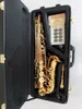 Brand Gold Alto Saxophone Yas82Z Japan Sax Eflat Music Instrument med Case Professional Level9539956