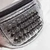 NIGEDU Kadınlar Göğüs Çantası Sokak Rhinestones Perçinler Fanny Paketi Bel Kemer Çanta Kadın Crossbody Çanta Kılıfı Çanta Mini Çanta Cüzdanları 210719