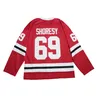 Eishockey TV-Serie Letterkenny Irish Jerseys 69 Shoresy Jersey Sommer Weihnachten Moive Team Home Rot Farbe Männer 021