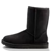 2021 Projektant Kobiety Australijskie Buty śniegowe Kobiety Winter Wgg Fur Furry Satin Kostki Boot Fur Skórzany Outdoors Buty A0XK #