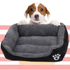 Big Dog Bed Pets House Спальный Мягкий Теплый Уютный Уютный Питомник Коврик Гнездо Плюшевые Моющиеся Для Малой Среднего Среднего S-3XL Подушки Cat Saushion 210924