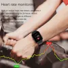 Lige Smart Watch Erkek Kadınlar Akıllı Swatch Sports Fitness Tracker IPX7 Su geçirmez LED tam dokunmatik ekran Android IOS6822242 için uygun