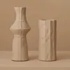 ノルディックモランディカラーセラミック花瓶家の家の装飾乾燥花の容器リビングルームの寝室のデスクトップアート花瓶の装飾品ギフト