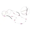 NEUE Herz Perlenkette Brillenbandhalter Rosa Blau Grün Mode Brillenband Brillen Zubehör Frauen Großhandel