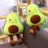 30CM Cute 3D Avocado Stuffed Plush Toy Soft Baby Doll Cartoon Fruit Pillow Sofa Cushion kids Girls Christmas birthday Gifts by hope12