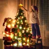 Diy Feel Christmas Tree Merry Decorations for Home Ornament Santa Claus Kids Xmas Navidad Y201020