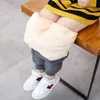 New Arrival Children Winter High Waist Down Pants Kids Waterproof Trousers Warm Windproof Leggings for Baby Boys Girls Clothes 210306