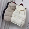 Women's Vest Autumn Winter Jacket Hooded Sleeveless cotton Coat Female Parka Thick black/Khaki Keep Warm Padded Vests Clothes G1115