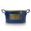 Bread Box, With Wood Lid And Cutting Board Storage, Bin Keeper Food Kitchen Container Galvanized 210315
