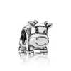 MEMNON Sieraden 925 Sterling Silver Treasure Chest Charms Mobiele Telefoon Charm Cow Turtle Beads London Taxi Geel Emaille Bead Fit Pandora Style Armbanden DIY