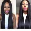 new Lace Frontal Wig Up to 250 Density Pre Plucked Straight Brazilian Remy Hair Human Hair Lace Wigs For Black Woman3880608