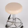 Chair Covers PU Leather Home Cover Round Bar Stool Cotton Fabric Seat For Dentist Hair Beauty Salon Slipcover