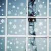 Wandaufkleber, Frohe Weihnachten, Schneeflocken-Aufkleber, PVC, Fenster, Weihnachten, Party-Dekoration, entfernbar, statisch