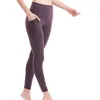 Pantaloni da yoga per fitness sportivo da palestra da donna con tasche Leggings attillati da allenamento a vita alta Pantaloni da yoga BuLift