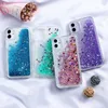 Custodia per telefono Liquid Dynamic Quicksand per Iphone 12 Custodie Glitter Fundas Iphone 11 Pro Max Mini XR 7 8 SE 2021 X XS 6 6s Plus Cover appena gratuita Drop Ship