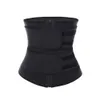 Premium Neopren Waist Trainer Fitness Bastu Svettbälten Slimming Body Shaper Abdomen Tummy Shapewear med 9 Steelbones Firm Control Corset Cincher