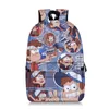 Fat kid pattern student bags print backpack high quality comfortable large capacity novel fun school trip play8934590