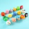 2022 new DHL Water spray toy bathroom bath splashing glue small animals baby children toys