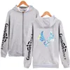 Women's Jassen Persoonlijkheid 2021 Game Genshin Impact 2D Print Rits Hoodies Sweatshirt Vrouwen / Mannen Mode Streetwear Zippers Tops