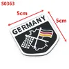 Metal 3d Almanya Alman bayrak rozeti amblemi deutsch araba çıkartma çıkartma ızgarası tampon pencere gövde vücutu Benz VW 6952632