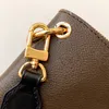 Mulher Bolsas De Ombro Pequeno Hobo Odeon Bolsa Cross Body Bag Retro Impressão Designer De Alta Qualidade Couro Duplo Zíper Moda Compras Senhora Embreagem L162