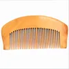 peigne en bois de pêche de soins de santé portable antistatique maquillage petits enfants en bonne santé mensuels peigne en bois en gros brosses à cheveux