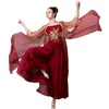 Costume folklorique traditionnel chinois Hanfu pour femmes, scène de danse de la dynastie Han, vêtements de cosplay de fées, brodés, costume ancien oriental